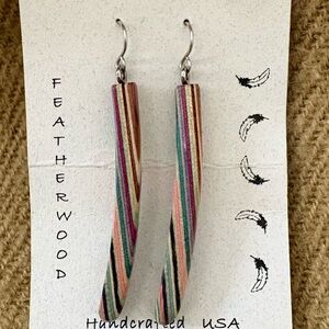 Multicolor Wooden Earrings